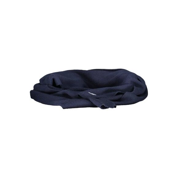 North Sails Blue Cotton Men Men's Scarf